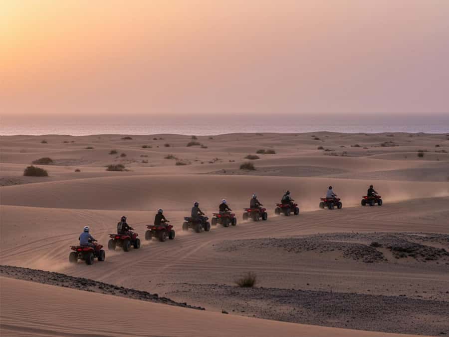 Makadi Bay: 2H Quad Bike, Camel, Stargazing, Dinner & Show - Quad biking in Makadi Bay: safety briefing and what the ride really feels like