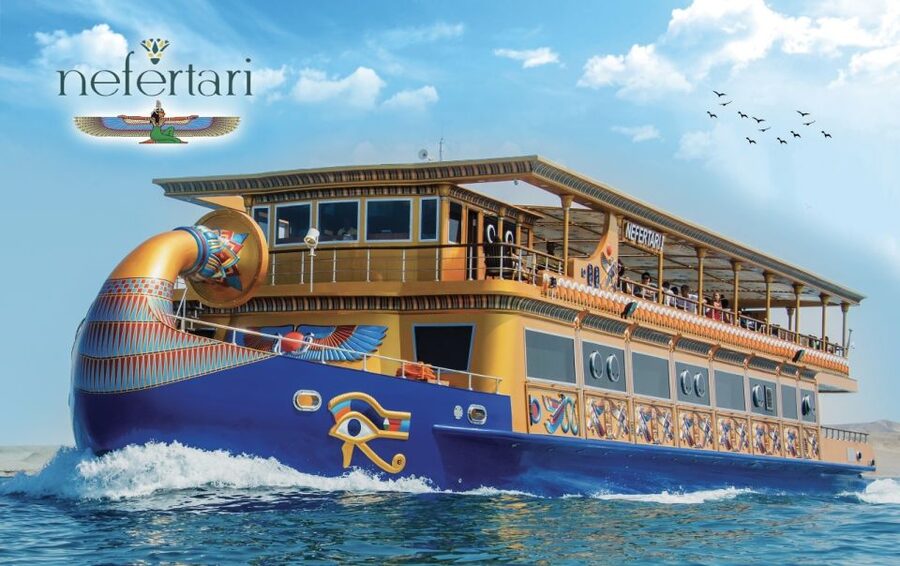 Marsa Alam: Nefertari Sunset Turtle Bay Cruise with Dinner - Dinner on board, the set menu after you swim