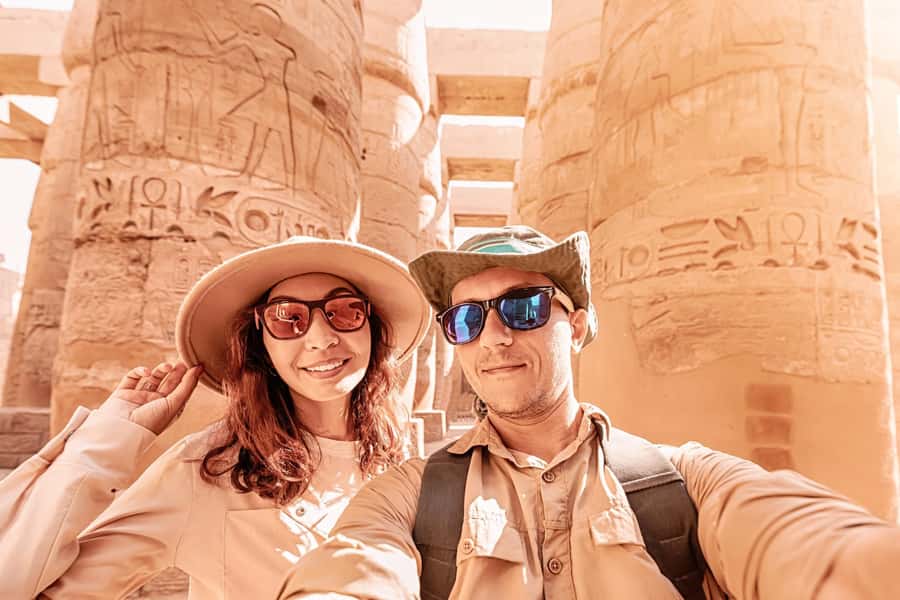 Marsa Alam : Over Day Tour to Luxor & Balloon Ride & Felucca - Sunrise hot air balloon over Luxor, what you will actually see