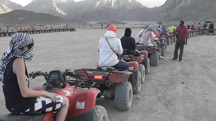 Morning Trip: Desert Safari Riding a Speed Quad Bike, Pickup - The Bedouin Village Break: Tea, Shisha, and What You’re Actually Visiting