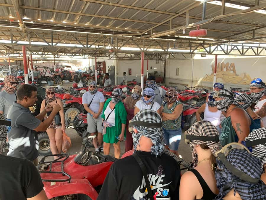Morning Trip: Desert Safari Riding a Speed Quad Bike, Pickup - Pickup and Group Transport, Plan for Tight Timing