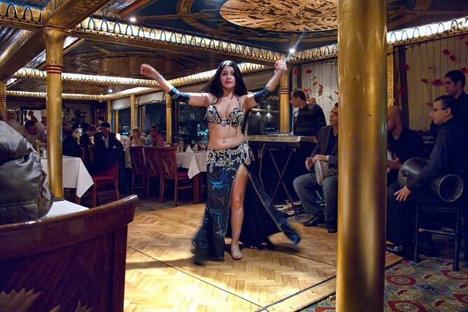 Nile Dinner Cruise in Cairo with Belly Dancing and Hotel Transfer - Belly Dancing and Tanoura: The Two-Performance Night Script