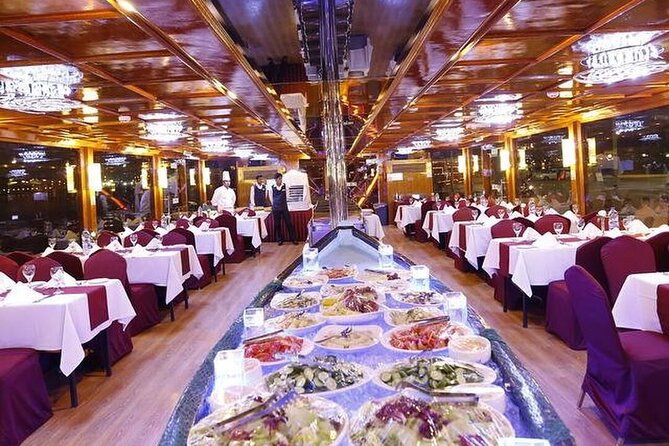Nile River Dinner Cruise on a Yacht with Open Buffet - Entertainment lineup: Tanoura and belly dance are the headline