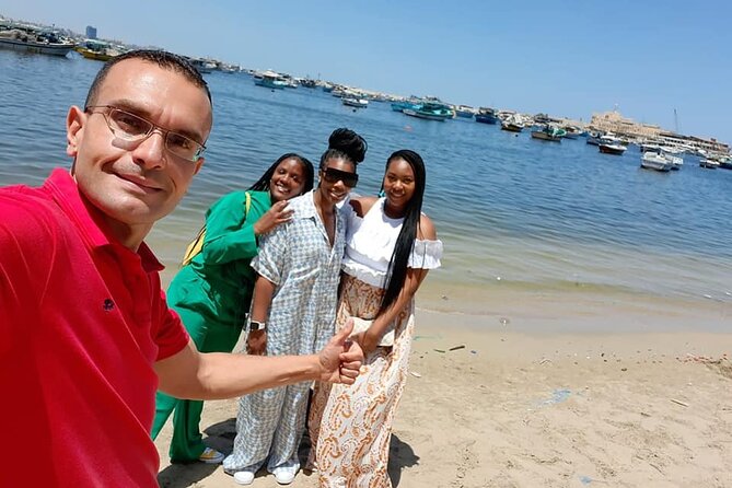 Overnight Trip to Alexandria from Cairo - Quaitbay Citadel and the Lighthouse of Alexandria site: classic Alexandria coastline views
