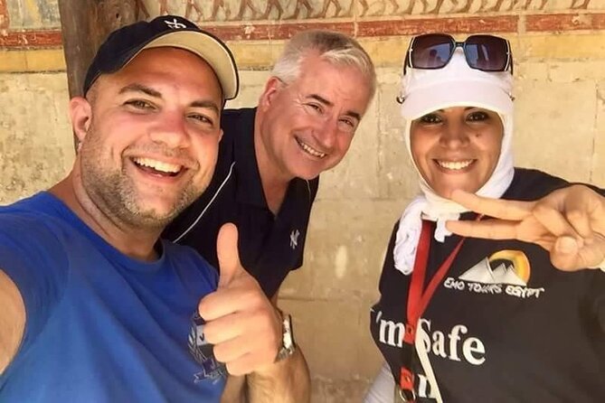 Overnight Trip To Luxor From Cairo - West Bank icons: Valley of the Kings, Necropolis of Thebes, and Deir el Bahari