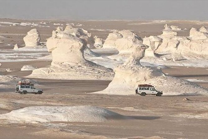 Private 2 Days Jeep Safari to White Desert and Bahariya Oasis - The White Desert Core Stops: Crystal Mountain, Agabat, and Those Old and New Formations