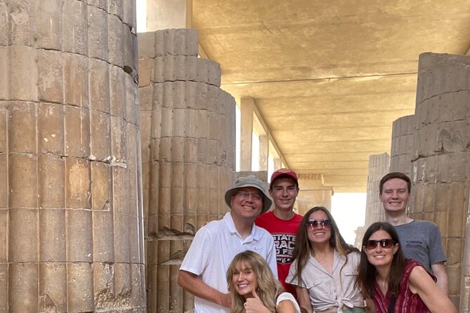 Private Day Tour to Giza Pyramids, Great Sphinx , Memphis and Sakkara - Hotel Pickup, 8 Hours Total, and Ticket Reality Check