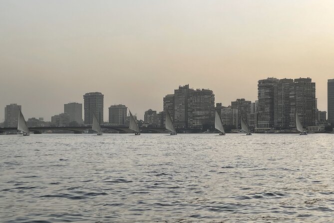 Private Felucca Tour in Cairo Nile River - Drive-by sights on the Nile: the famous bridge and Zamalek tower