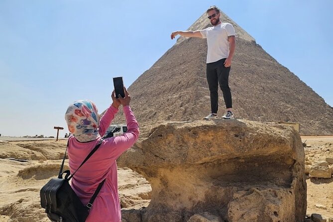 Private Giza Pyramids,Sphinx,camel,lunch, 2 tombs,Great Pyramid - Key things you will notice right away