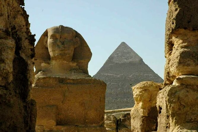 Private Giza Pyramids,Sphinx,camel,lunch, 2 tombs,Great Pyramid - The pyramid plateau walk: pyramids, tombs, and worker-life scenes