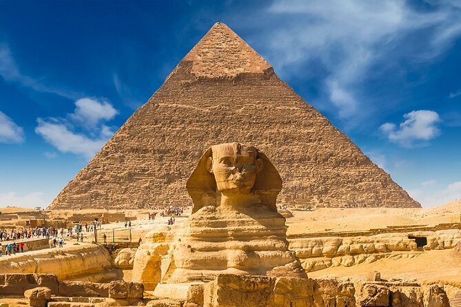 Private Giza Pyramids & Sphinx Day Tour with Lunch from Cairo - The Great Sphinx stop: what to expect in your 30 minutes