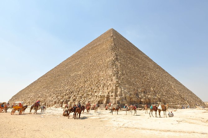 Private Guided Day Tour in Giza Saqqara and the Egyptian Museum Including a Camel Ride from Cairo - Saqqara step pyramids and tomb stops that add real context