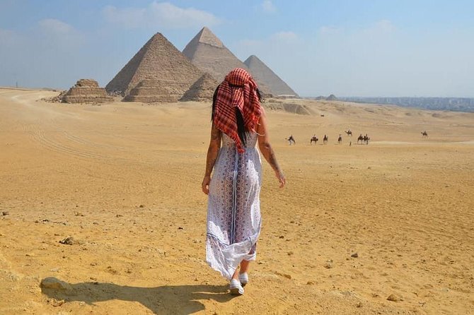 Private Guided Tour to Giza pyramids, Sphinx, Saqqara and Dahshur - Saqqara’s Step Pyramid and King Titi’s Pyramid Access