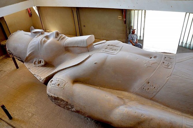 Private Guided Tour to Giza pyramids, Sphinx, Saqqara and Memphis + Lunch - Memphis open-air museum, tying the pyramids to Egypt’s early capital