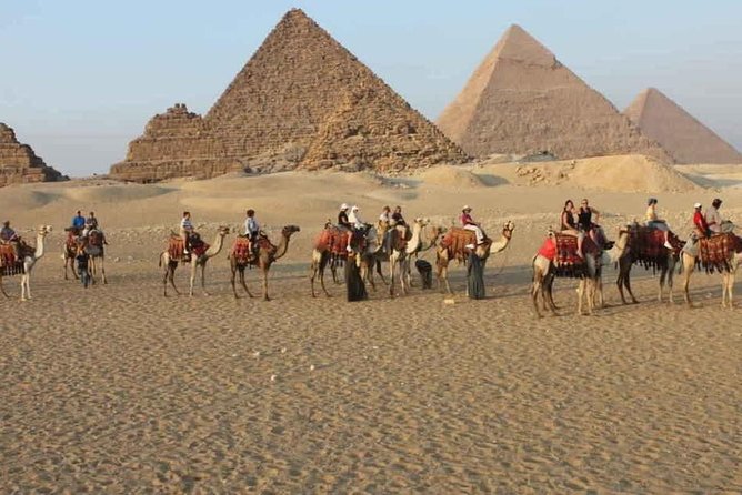 Private Tour:12 Days 11 Nights Pyramids/Nile Cruise & Hurghada by Air from Cairo - Giza Necropolis: pyramids and Sphinx, plus the Valley Temple stop