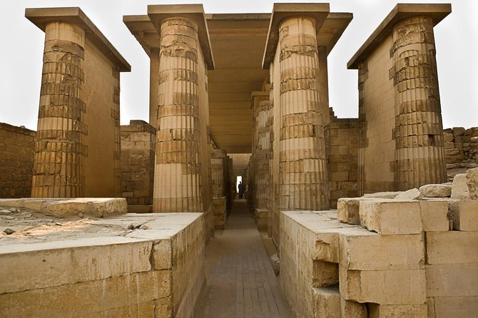 Private Tour: Giza Pyramids, Sphinx, Memphis, Sakkara - Sakkara’s Step Pyramid of Djoser, the Old Kingdom warm-up