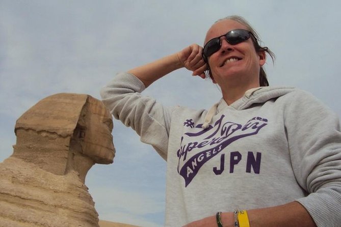 Private Tour to Pyramids, Egyptian Museum & Khan El Khalili - Great Sphinx: nose-to-nose with the limestone giant