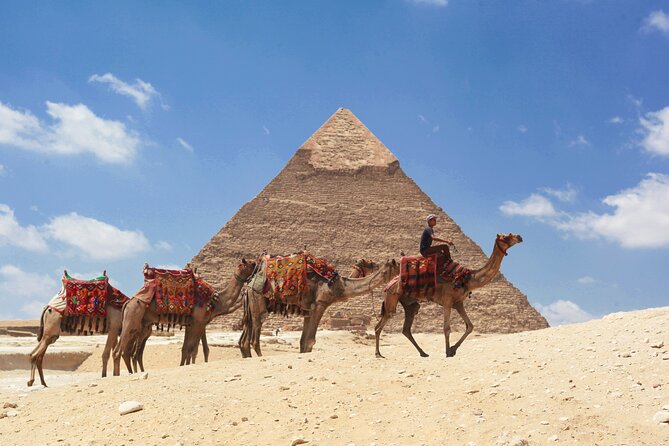 Private Visit Giza Pyramids, Egyptian Museum and Coptic Cairo - From Cairo airport to Giza, with the hard part handled