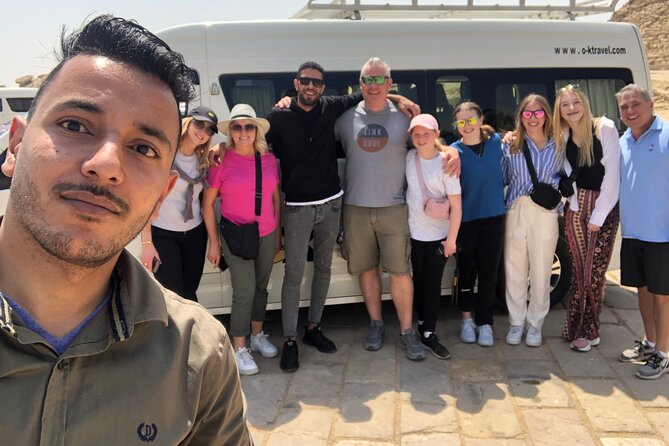 Pyramids of Giza , Memphis , Saqqara , Lunch Guided Private Trip - Photos, heat, and the small choices that keep you happy