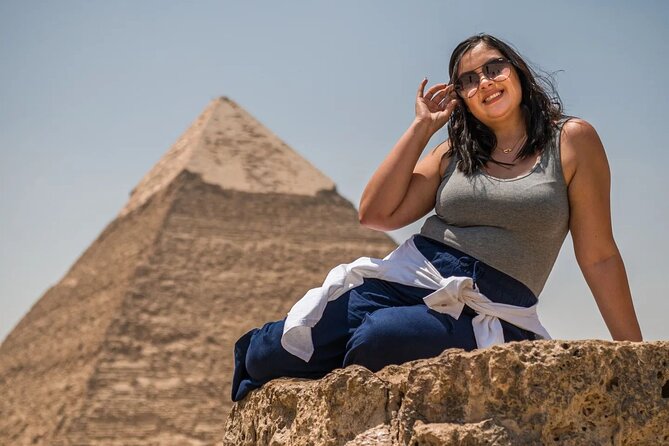 Pyramids of Giza Photoshoot & Tour with Camel, Horse & Shopping - Private air-conditioned pickup from Cairo that keeps the day sane