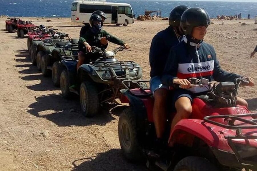 Sharm El-Sheikh: Parasailing, Camel Ride, Dive & Quad Bike - Your day in Sharm El-Sheikh, from hotel pickup to beach finish