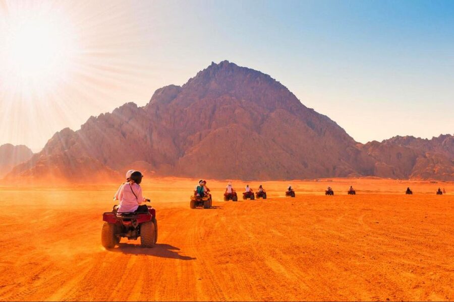 Sharm El-Sheikh: Parasailing, Camel Ride, Dive & Quad Bike - Banana boat and tube ride, the classic Sharm wave-chasers