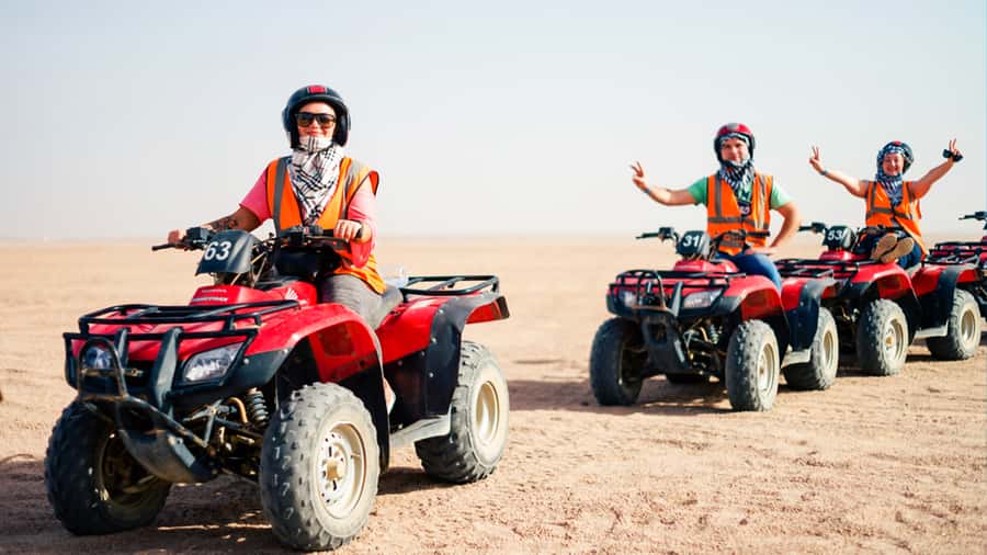 Sharm El Sheikh: Quad Biking trip with Authentic Bedouin Tea - What happens along the route: landmarks, photo stops, and why pacing can feel different