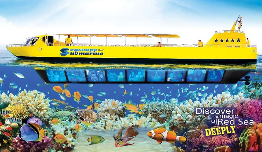 Sharm El-Sheikh: Seascope Submarine boat cruise with pickup - Hotel pickup to the marina: the part that eats time