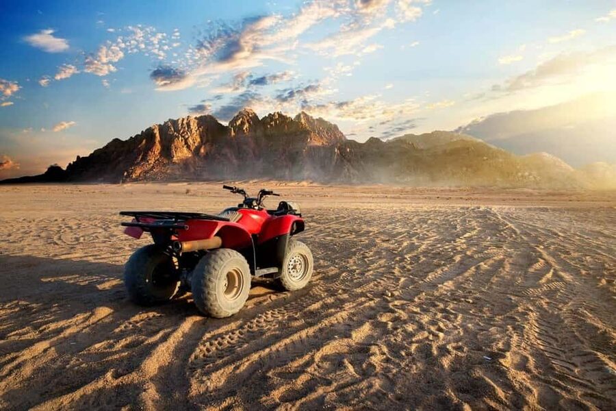 Sharm ElSheikh: ATV Quad & Buggy Adventure Sunrise or Sunset - Pickup From Sharm: Fast Entry Into the Desert Day