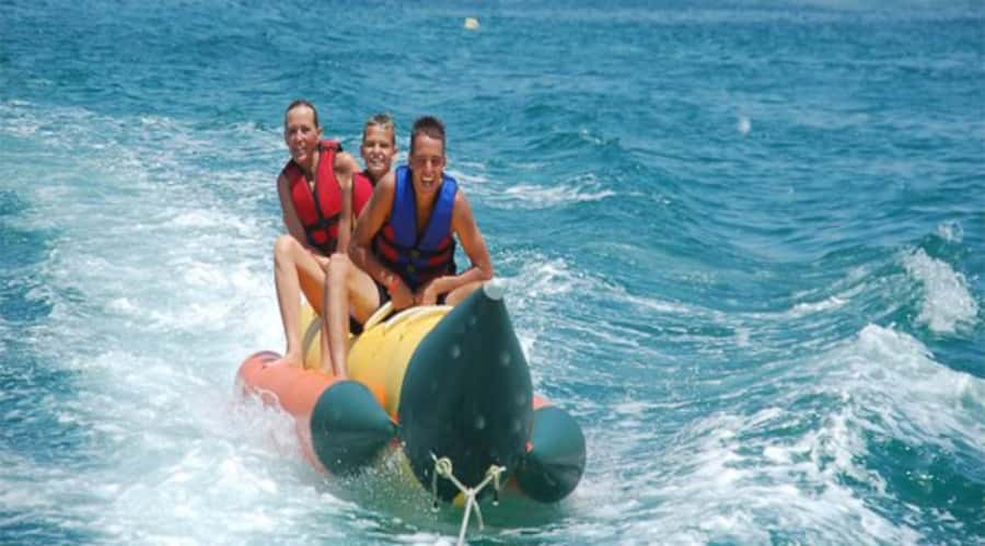 Sharm: Water Sports Adventure Day with Hotel Transfer - Glass-bottom boat time: coral spotting without the gear hassle