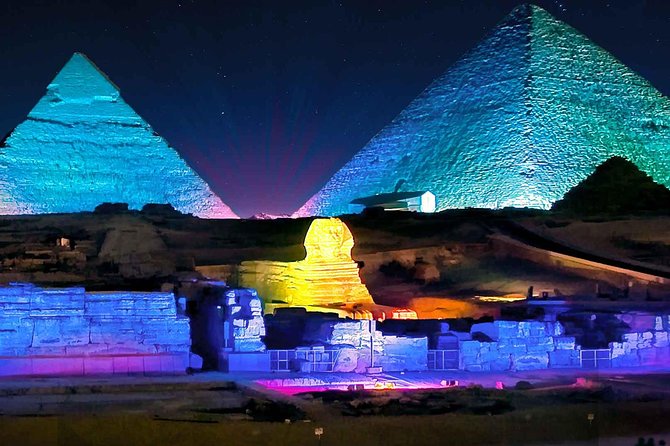Sound and Light Show at Giza Pyramids - Pickup in Cairo and the drive to Giza