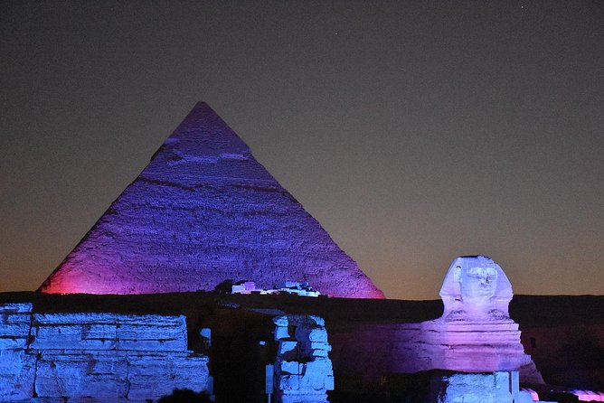 Sound and light show with Dinner with Pyramids view Roof Top Restaurant - Value for $40: convenience plus a viewpoint bargain