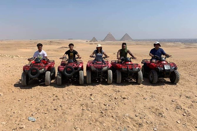 Top rated ATV quad bike at the Desert of Giza Pyramids - Transfers and comfort, because Cairo logistics can eat your day