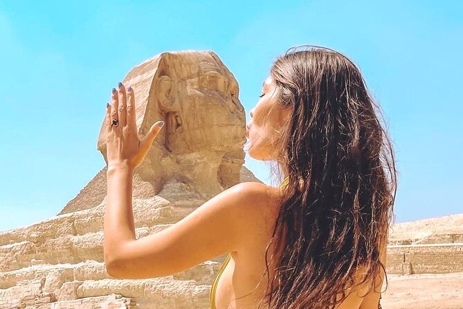 Top rated Giza Pyramids, Sphinx, Memphis and Saqqara Private Tour - Giza Pyramids: panoramas, the three big pyramids, and the camel ride window