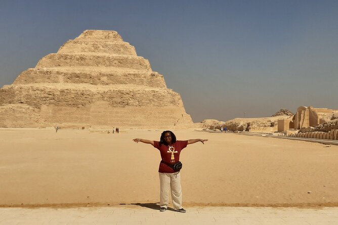 Top VIP-Pyramids,Memphis,Sakkara,Camel,ATV,Pyramids inside& Lunch - Lunch with pyramids-view: the break that makes the rest work