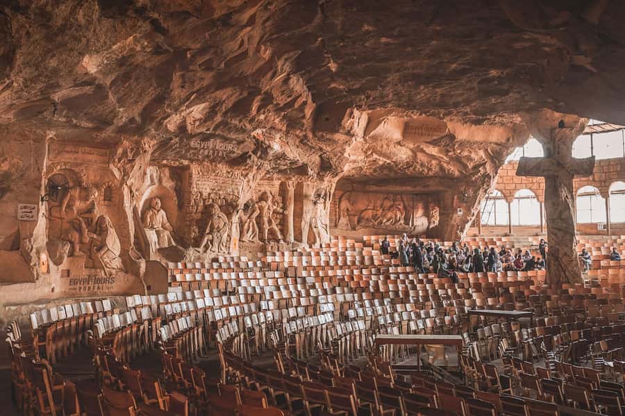 Tour To Cave Church of Saint Simon and Old Cairo churches - Church of Abu-Sergah, St. Barbara, the Hanging Church feeling, and Ben Ezra Synagogue