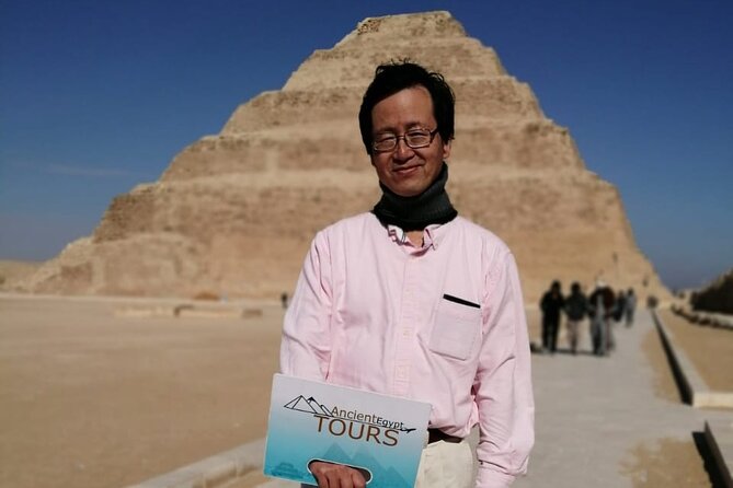 Tour to Giza Pyramids, Sakkara Pyramids, Memphis & Dahshur - Saqqara Step Pyramid of Djoser and the Imhotep Museum Stop