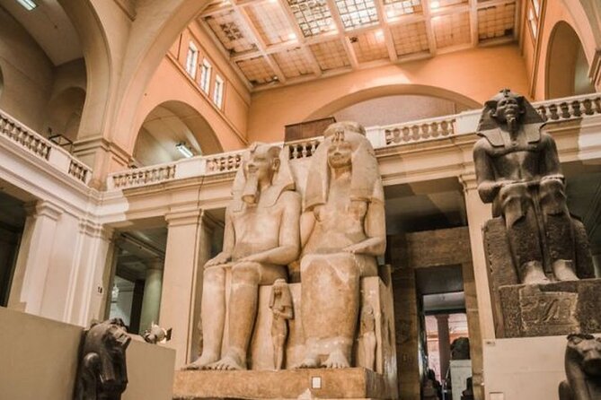 VIP All inclusive Best of Giza Pyramids, Sphinx, Sakkara, Memphis - The Egyptian Museum mention, and what you should confirm