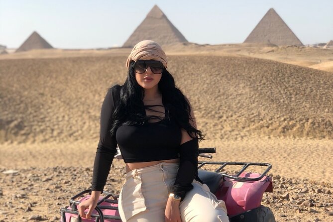 VIP Giza Pyramids,Sphinx,ATV bike,CamelRide,Shopping&DinnerCruise - Desert time: camel ride option, then about 60 minutes on the ATV