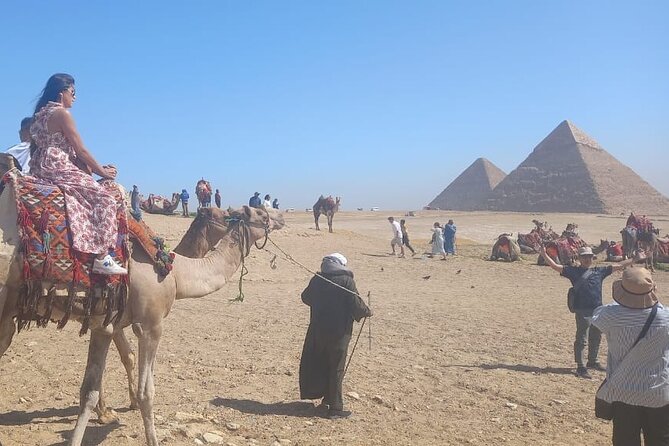 Vip Top Private Tour to Giza Pyramids and Sphinx with camel ride - What you actually see: Great Pyramid, the Sphinx, and the Chefren connection